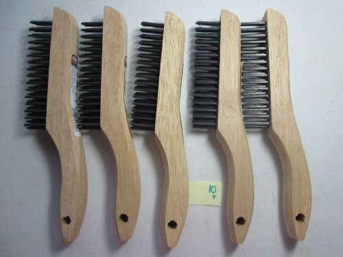 LOT OF 5 NEW IN BOX DBQ WIRE SCRATCH BRUSHES 4 X 16 11395 AM 14788 (148)