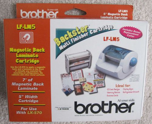 NEW BROTHER BACKSTER LF-LM5 MULTI FINISHER CARTRIDGE - MAGNETIC BACK LAMINATE