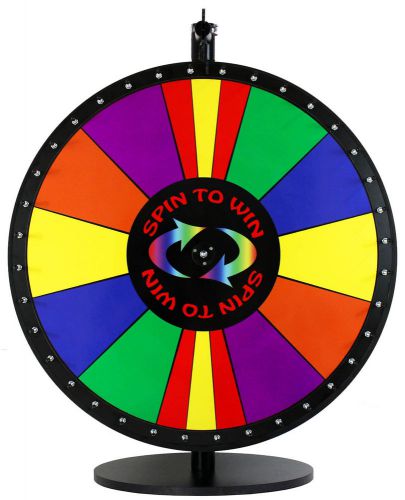 24&#034; Spin to Win Dry Erase Prize Wheel with Special Sections