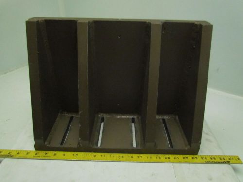 Right Angle Aluminum Large Fixture Plate 18&#034;X13&#034;X1-1/8&#034; &amp; 18&#034;x6-3/4&#034;X1&#034; W/Slots