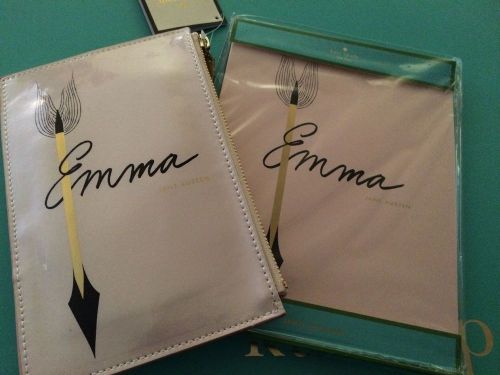 Kate Spade Emma Pencil Pouch And Notepad New And Not Used