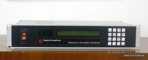 Research Concepts RC2000C Dual Axis Antenna Controller; P/N RC2KC; USED/TESTED