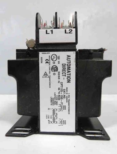 Automation Direct CPT115-150-F Control Transformer 115VAC 50/60 Hz