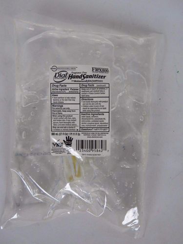Dial Antibacterial Sanitizer w/Moisturizers, 800 ml, Fragrance-Free (DIA95862)