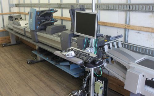 Pitney bowes di950e fastpac mailing envelope inserting machine system loaded for sale