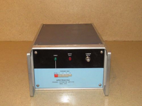 SPECTRACOM FREQUENCY DISTRIBUTION AMPLIFIER MODEL 8140 (BB)