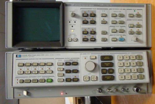 HP 8566B Spectrum Analyzer &amp; Display 85662A Hewlett Packard