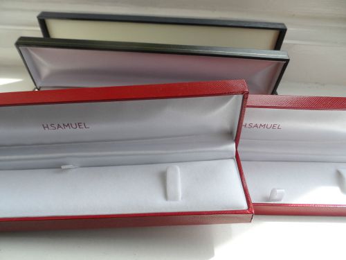 4 x Various Bracelet /Watch Display Boxes  Never Had Any Use No Reserve