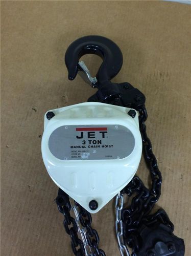 QUALITY Heavy Duty 3 TON JET Manual Chain Fall Hoist 20ft Lift SMH-3T-20 101718