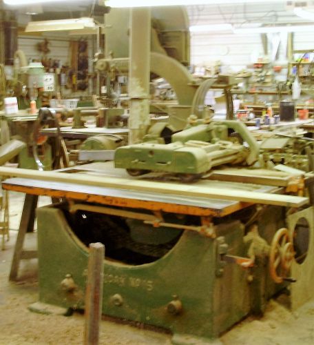 &#034;american&#034; staight line rip saw 25hp for sale