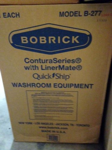 Bobrick B-277 12.75 Gal. Wall Hanging Waste Receptacle for Commercial Restrooms