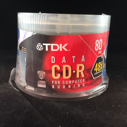 TDK 700MB CD-R 48x 50 Pack New