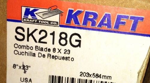 Kraft SK218G Gold 8&#034; x 23&#034; Combo Blades Box of 4