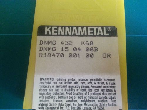 Kennametal dnmg  432 k68 15 04 08b for sale