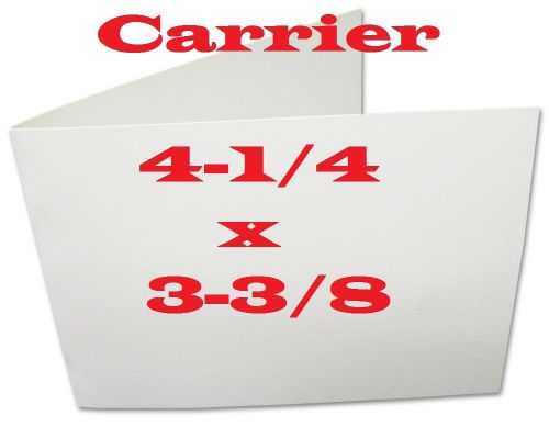 5- carrier sleeve for laminating pouches sheets card size 4-1/4 x 3-1/8 for sale