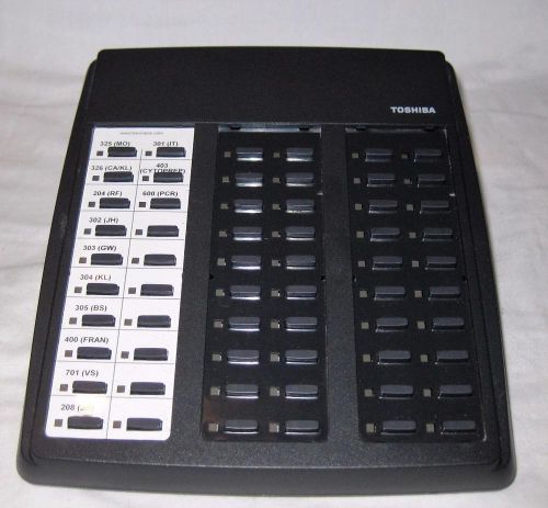 Toshiba DDSS3060 60 Button Digital Key Expansion Module (Charcoal Gray)