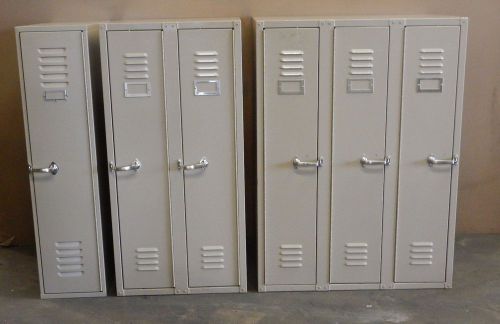Gym lockers school wardrobe storage one (1) door 41&#034; tall 22&#034; deep 10&#034; wide for sale