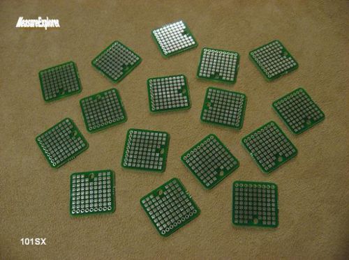 101SX 2 layer 1&#034;x1&#034;plated SMD thru-hole circuit proto prototype PCB board