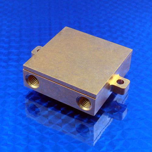 Solid copper water block liquid exchanger cold plate cnc machined cpu cooling for sale