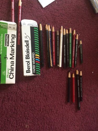 Lot Of  40 China Markers Red No.71 Box of 24 NEW Crimson Red Grease Pencils