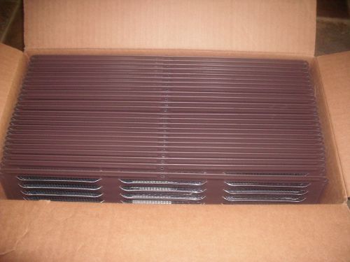 Air Vent Inc. 4&#034; X 16&#034; Brown Metal Roof Attic Eave Vent Covers - Case of 24- USA