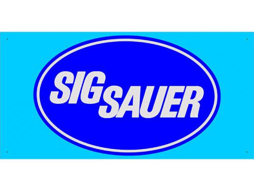 Advertising Display Banner for SIG Sauer Dealer Arm Gun Shop