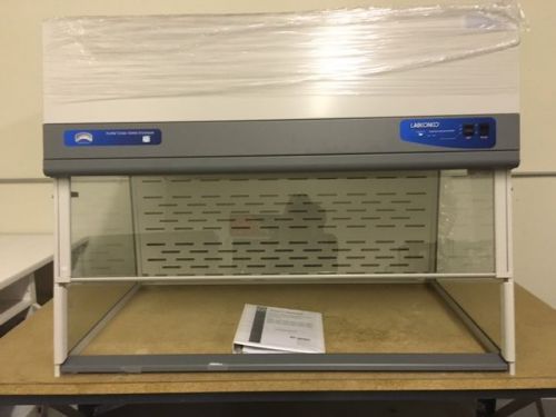 LABCONCO PURIFIER GLASS/SAFETY ENCLOSURE WITH MONITOR AND USER&#039;S MANUAL, USED*