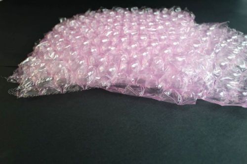 40&#039;x12&#034; -1/2&#034; ~Pink Anti Static Bubble Wrap Roll Protected Bubble Shipping Wrap