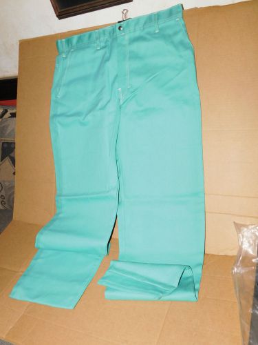 Westex proban fr-7a fire resistant pants green 100% cotton size 40wx36l new for sale
