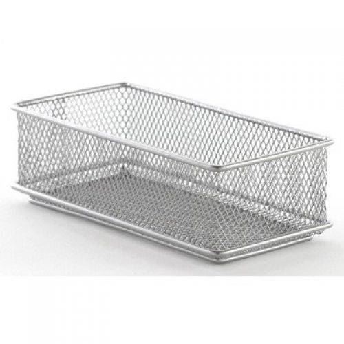 Design Ideas Mesh Drawer Store, Silver, 6 by 6-Inch