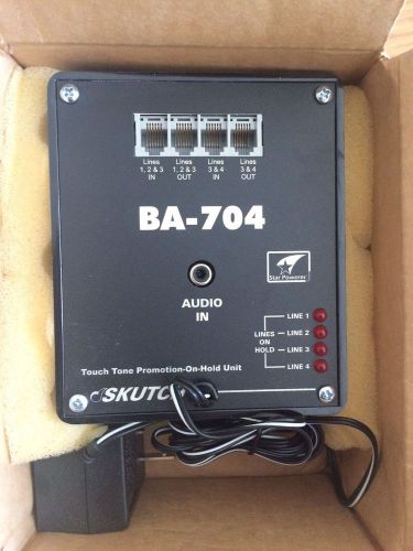 Skutch ba-704 music on hold adaptor for up to 4 lines for sale