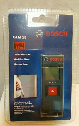 NEW SEALED BOSCH GLM15 Laser Measure 50ft 15m GLM 15