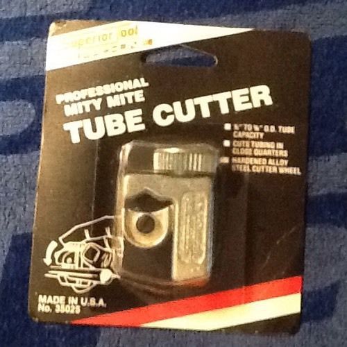 SUPERIOR TOOL 1/8&#034; TO 5/8&#034; TUBE CUTTER &#034;MITY MITE&#034; # 35025 MADE IN U.S.A.