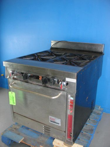 Southbend 4 burner commercial range w/convection oven for sale