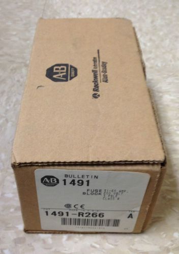 Allen Bradley 1491-R266 Fuse Block 1491R266 New In Box