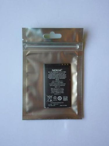 8.5*13cm Aluminum Foil Zipper package bag butterfly hole Ziplock 4 colors 100pcs