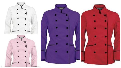 Buy 2 @ $45.99 Long Sleeves Women&#039;s Ladies Chef&#039;s Coat Jacket