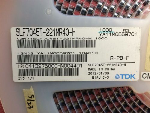 SLF7045T-221MR40-H TDK FIXED INDUCTOR 220UH 0.4A 50 PIECES