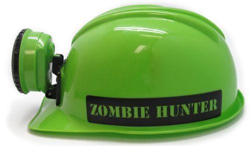 Helmet - Hard Hat - Miner - &#034;Zombie Hunter&#034; w/LED Light
