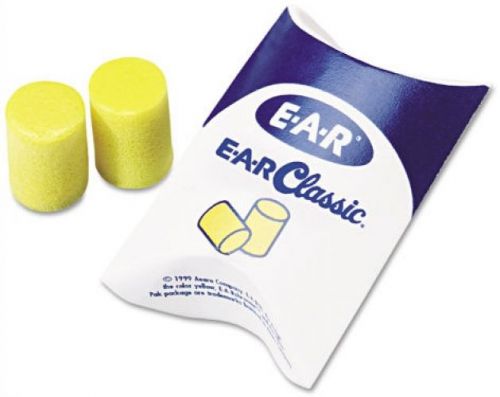 NEW Cabot Classic Uncorded Ear Plugs 310 1001, Yellow, 200 Pair Earplugs Per Box