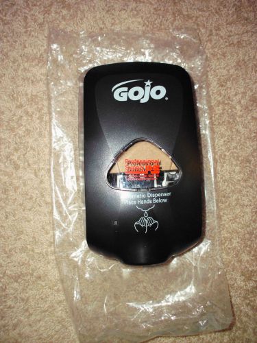 GOJO 2740-01 Black TFX Touch Free Dispenser New Battery Grey Ring 1200-mL Refill