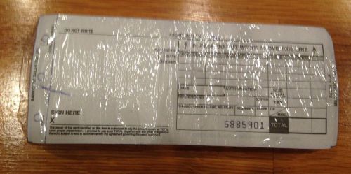 100 BANK CREDIT CARD SALES SLIP 3 Part - Form SD-59083M In Sealed Package - NEW