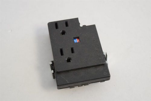 Haworth PRD-3B Cubicle Power Distribution Outlet Receptacle Black - NO PUNCHOUT