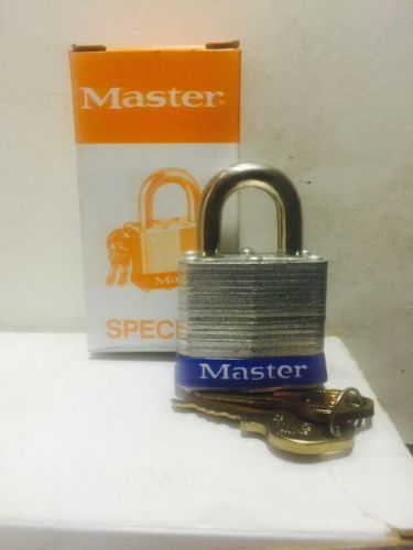 6 Master Lock Co. PADLOCKS --- Number 3 Padlock Keyed Alike