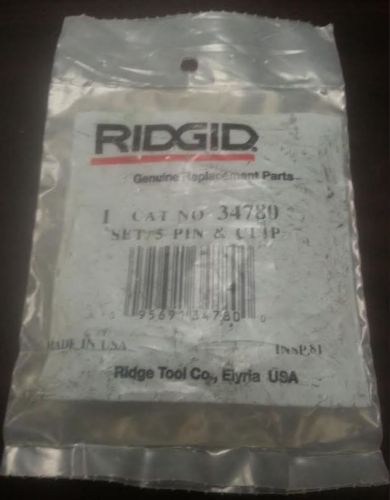 NEW Ridgid 34780 PKG/ 5 PINS W/ Clip