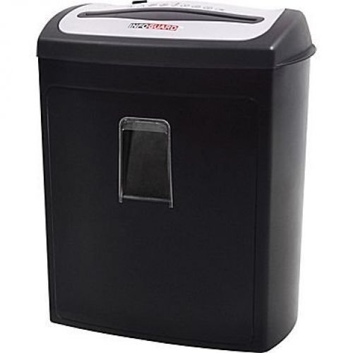 Infoguard 8-sheet cross-cut shredder with pullout bin for sale