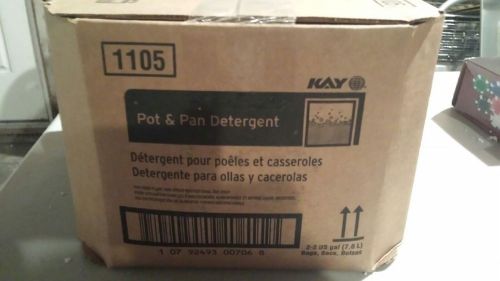 Ecolab Kay 1105 pot and pan detergent 2-2 gallon bags per case
