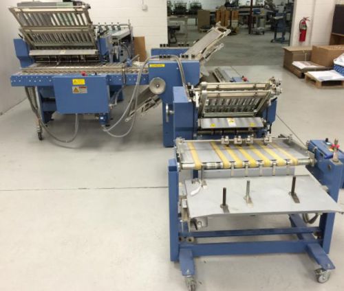 2006 MBO FOLDER - B-26 4/4/4 CONT FEED, 2 RIGHT ANGLES, EXLT ROLLERS, LIKE STAHL