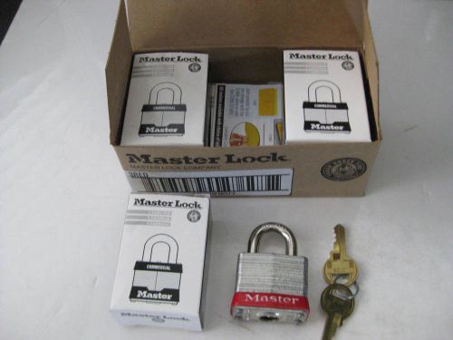 Master lock 3red safety padlocks lock out tag out set of 24 new for sale