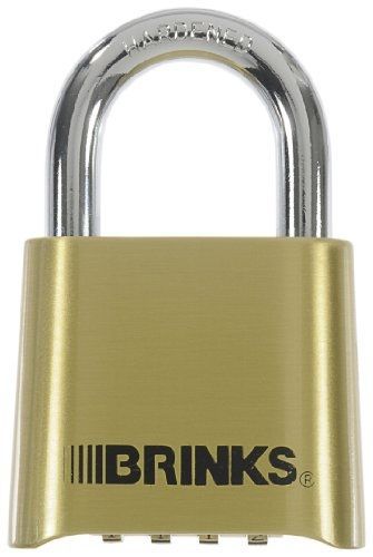 Brinks 661-49001 50mm 2-Inch Brass Resettable Lock